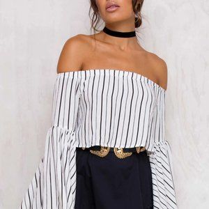 Striped Crop Top